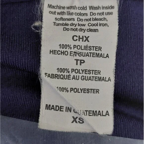 Alo Women's Yoga Active Gym Golf Performance Polo Shirt Royal Blue Size XS EUC - Picture 8 of 8